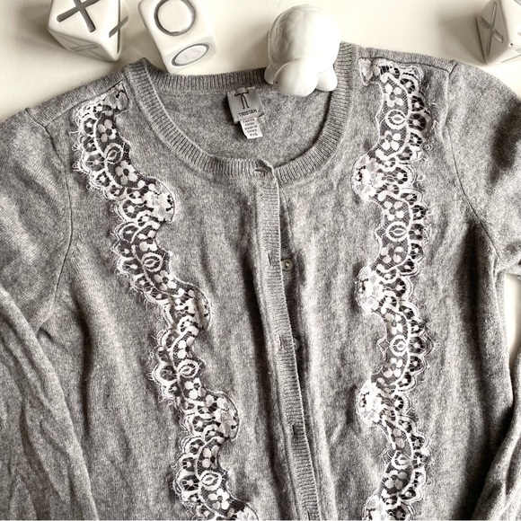 Tristan Lace Accent Sweater - Picture 2 of 5